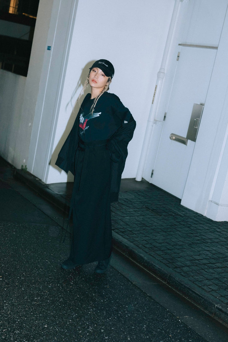 半袖 コットン Tシャツ Yohji Yamamoto FW22 シグネチャーロゴ 見返り