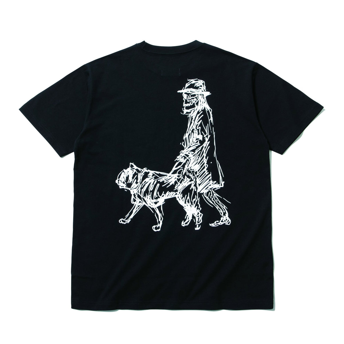 コットン Tシャツ Yohji Yamamoto SS20 ウォークドッグ ブラック レギュラーフィット | ニューエラオンラインストア