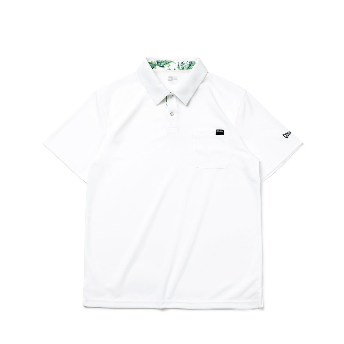 ゴルフ】 半袖 鹿の子 ポロシャツ Under Collar ホワイト | ニューエラ 