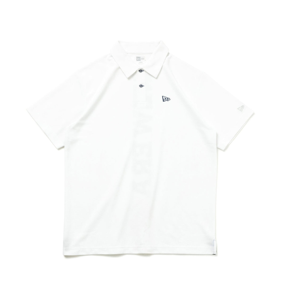 ゴルフ】半袖 鹿の子 ポロシャツ Vertical Bandana Logo ホワイト 