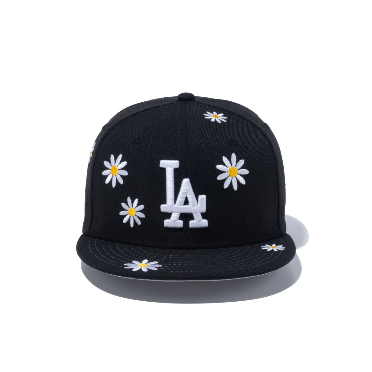 Youth 9FIFTY MLB Flower Embroidery ロサンゼルス・ドジャース ブラック