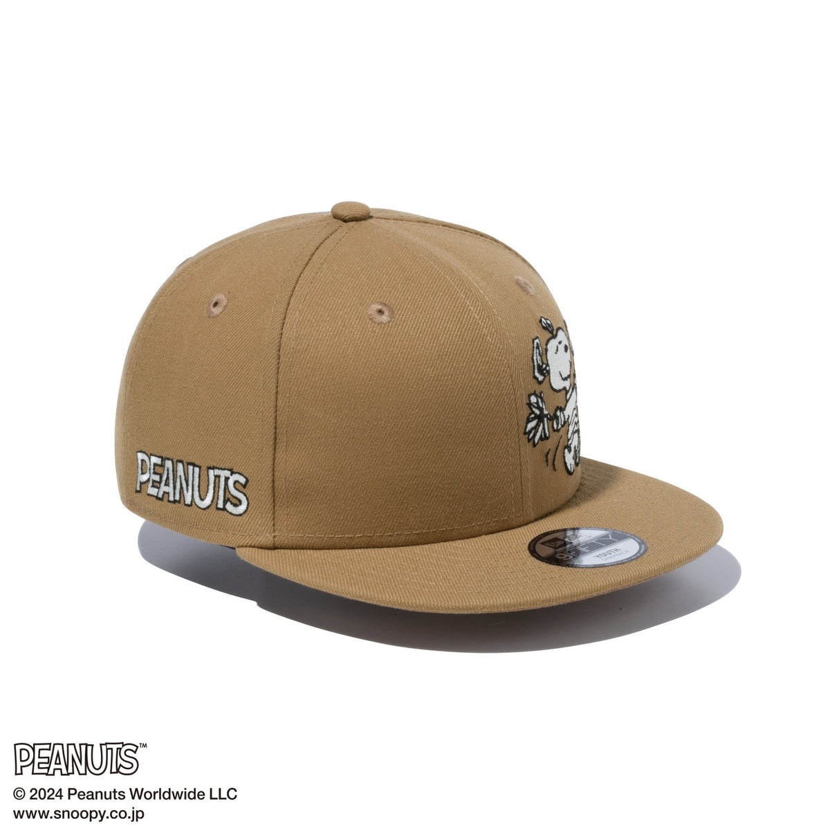 Youth 9FIFTY PEANUTS ピーナッツ スヌーピー クロームホワイト カーキ