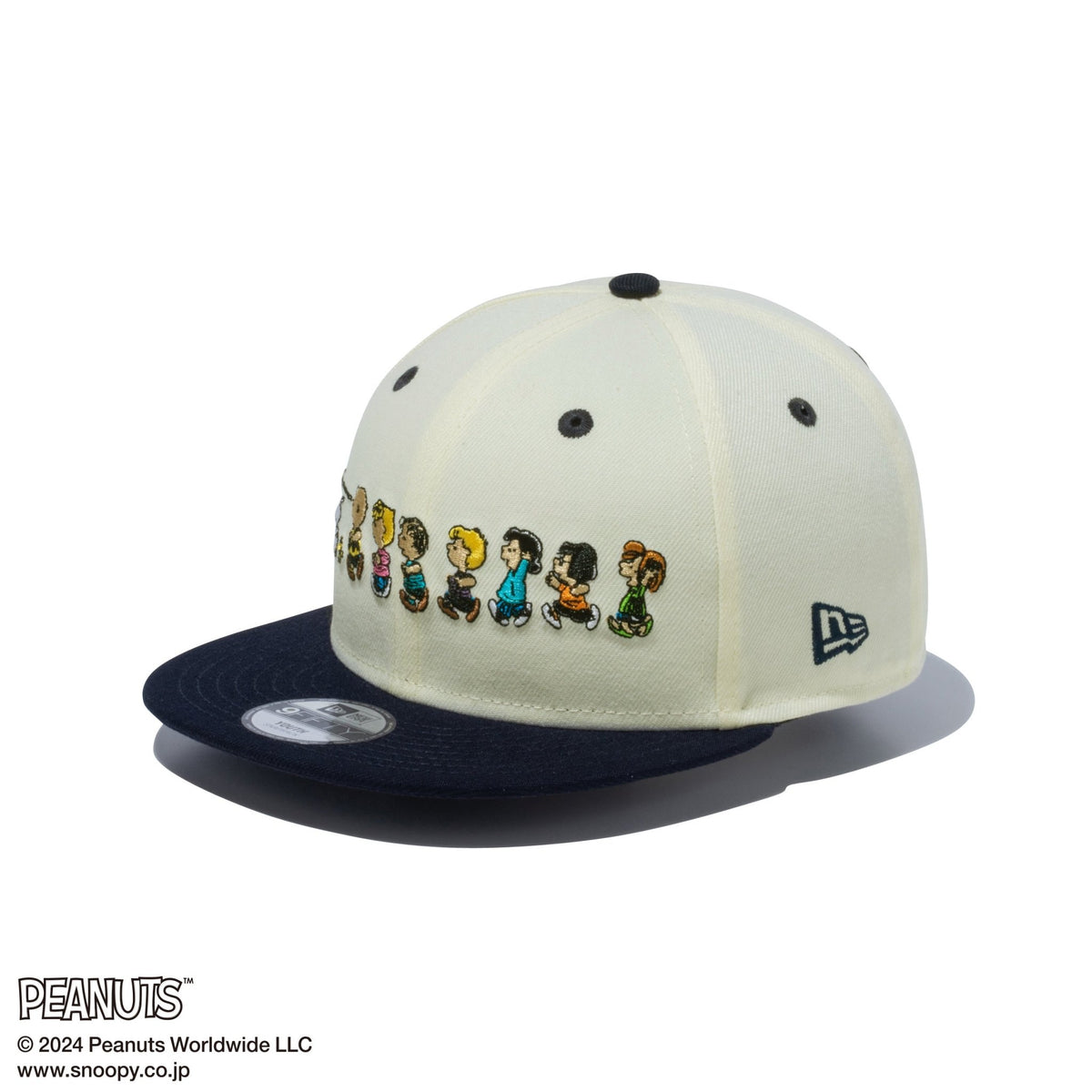 Youth 9FIFTY PEANUTS ピーナッツ フレンズ クロームホワイト ネイビー 