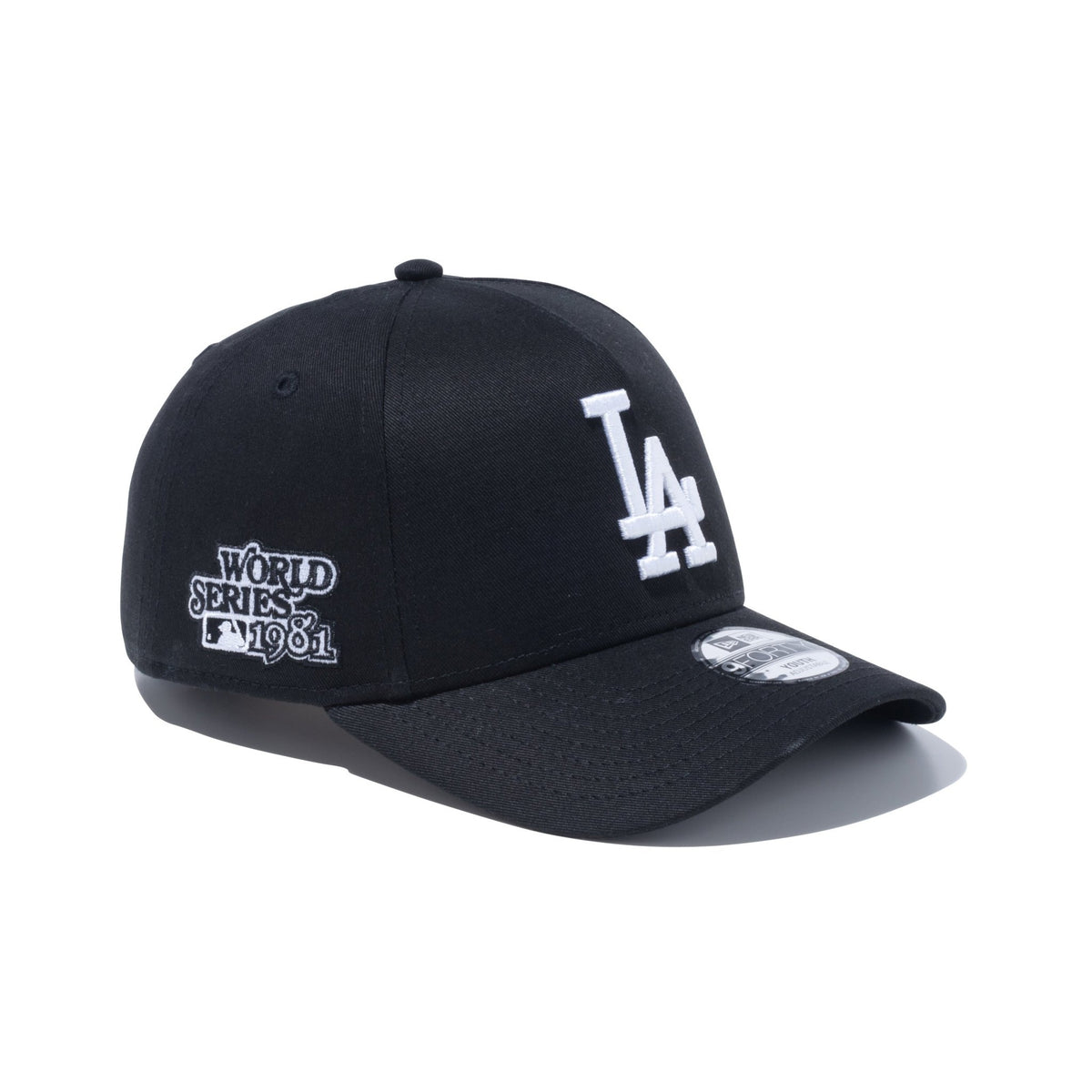 Youth 9FORTY A-Frame MLB Black and White ロサンゼルス・ドジャース ブラック