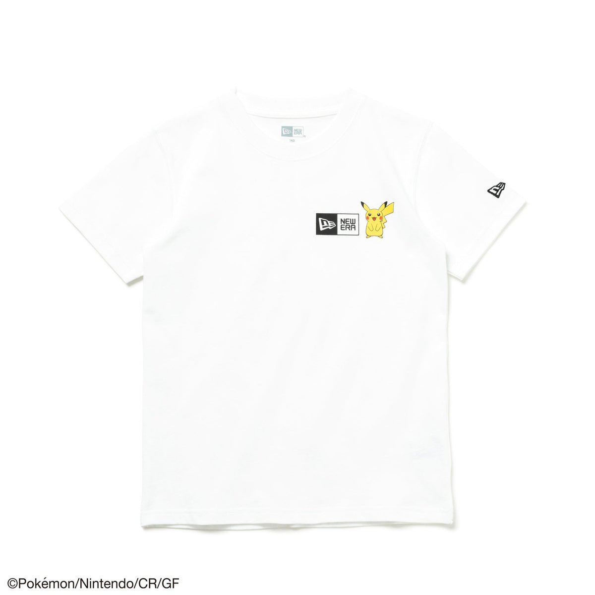 Youth 半袖 コットン Tシャツ Pokémon ポケモン ピカチュウ イーブイフレンズ ホワイト