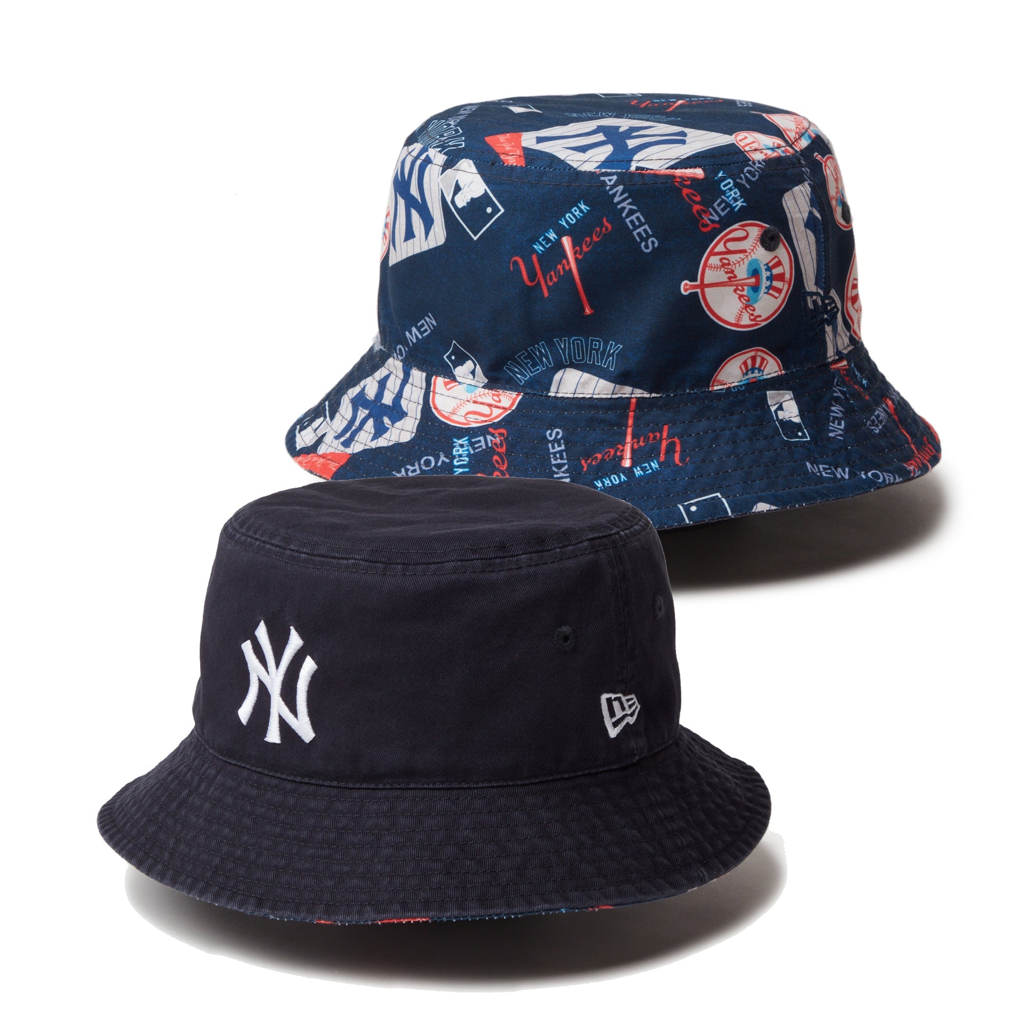 バケット01 リバーシブル MLB Reversible Hat ニューヨーク・ヤンキース ネイビー | ニューエラオンラインストア