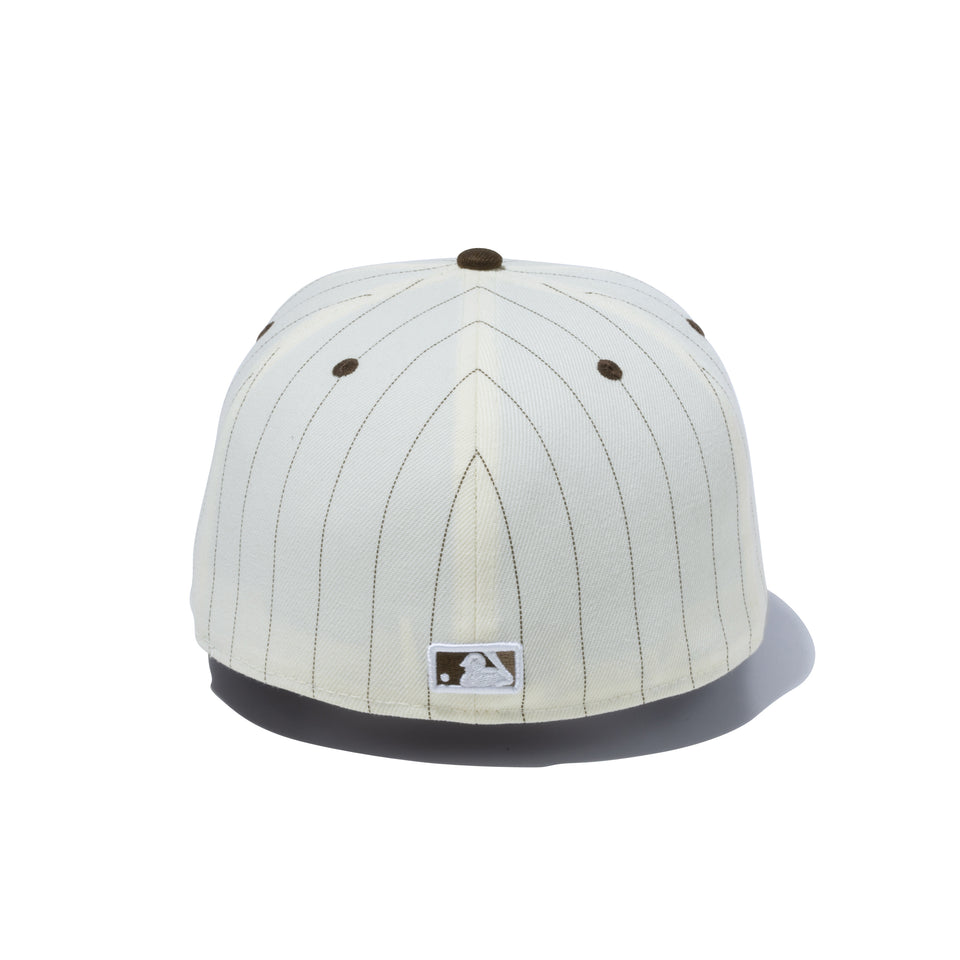 59FIFTY Pinstripe ピンストライプ サンディエゴ・パドレス クローム 