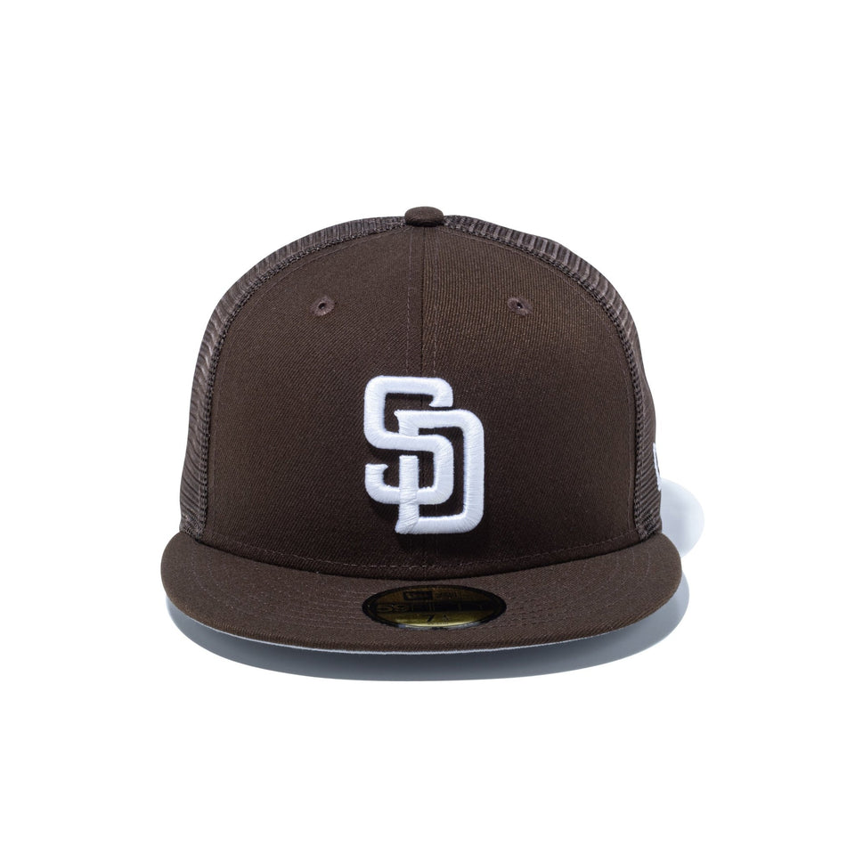 59FIFTY トラッカー サンディエゴ・パドレス ウォルナット - 14379032-700 | NEW ERA ニューエラ公式オンラインストア