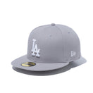 59FIFTY ロサンゼルス・ドジャース グレー × ホワイト - 14525219 - 700 | NEW ERA ニューエラ公式オンラインストア