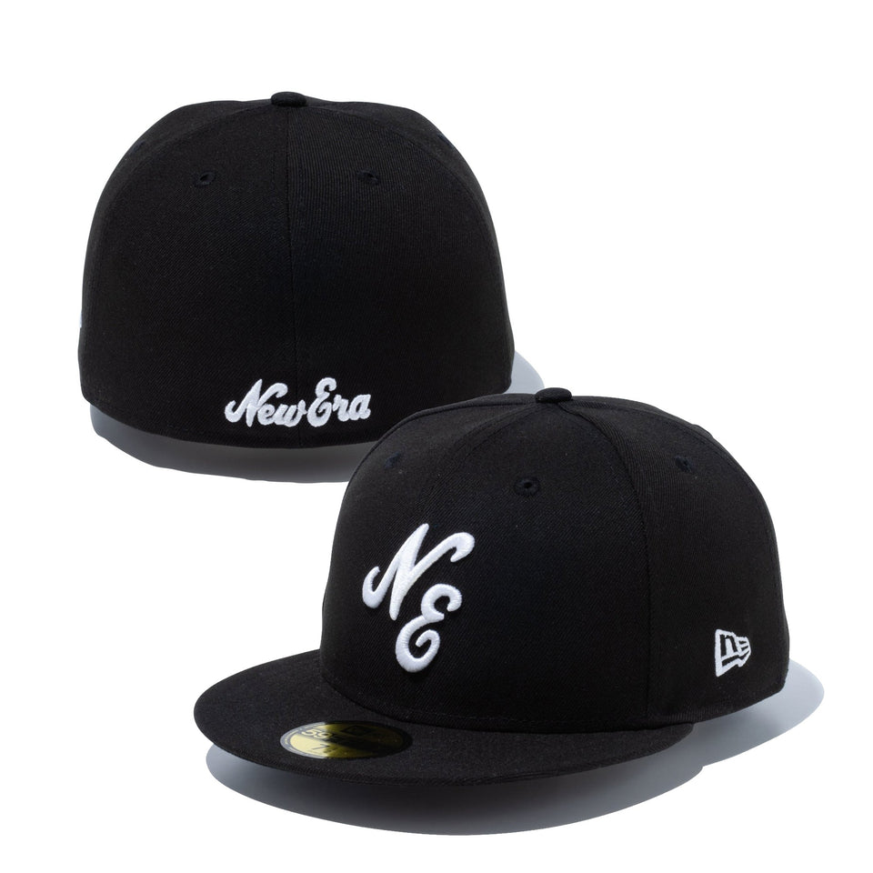 59FIFTY Classic Logo クラシックロゴ ブラック × ホワイト - 14201294-700 | NEW ERA ニューエラ公式オンラインストア