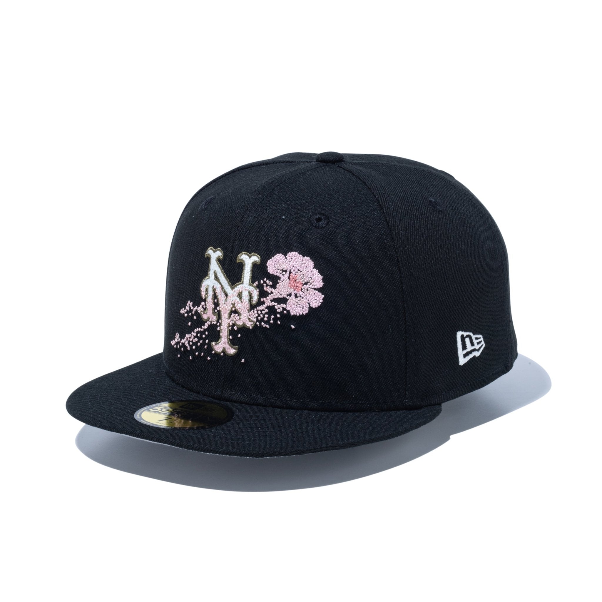 59FIFTY Dotted Floral ニューヨーク・メッツ ブラック | ニューエラ 