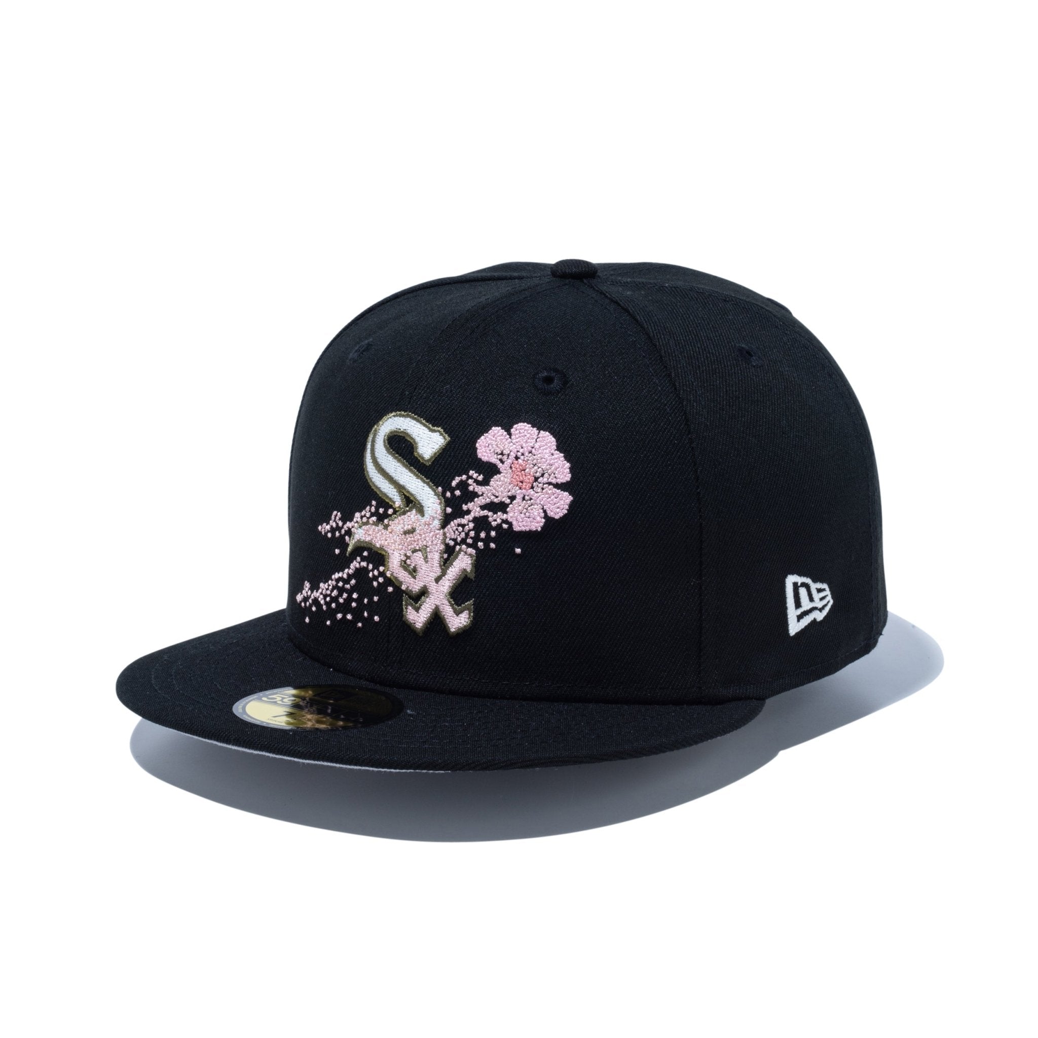 59FIFTY Dotted Floral シカゴ・ホワイトソックス ブラック ...