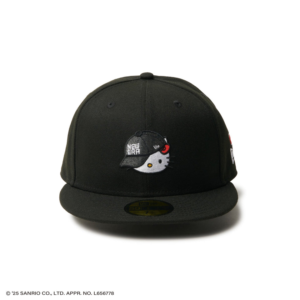 59FIFTY HELLO KITTY キャップ ブラック - 14348625 - 700 | NEW ERA ニューエラ公式オンラインストア