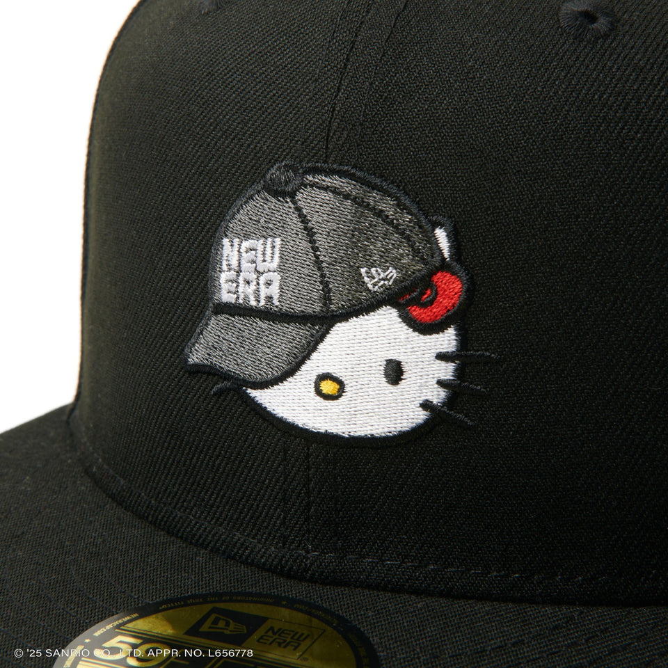 59FIFTY HELLO KITTY キャップ ブラック - 14348625 - 700 | NEW ERA ニューエラ公式オンラインストア