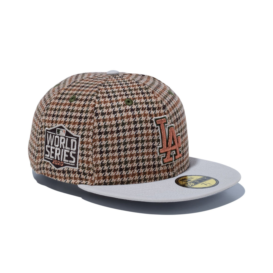 59FIFTY Houndstooth ハウンズトゥース ロサンゼルス・ドジャース マルチカラー ストーンバイザー - 14329675 - 700 | NEW ERA ニューエラ公式オンラインストア