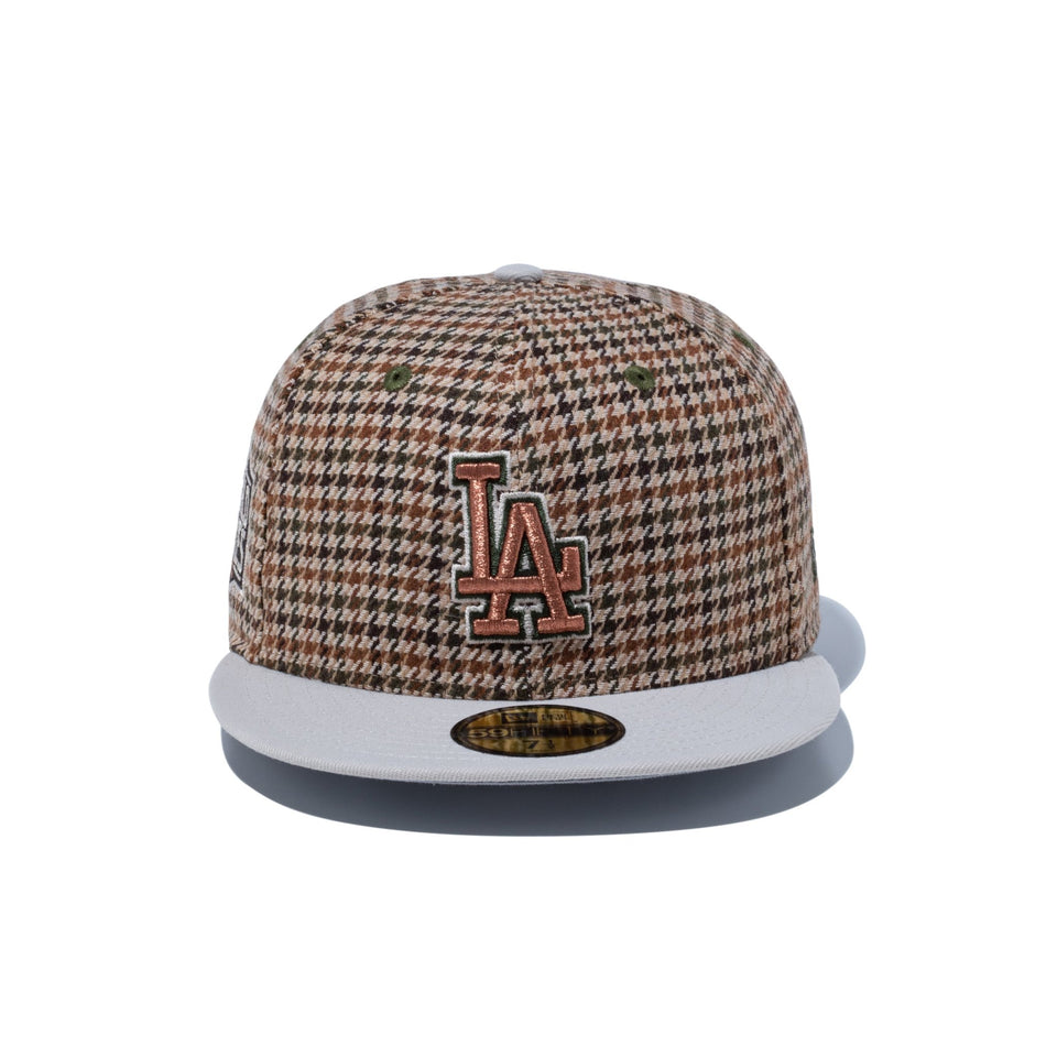 59FIFTY Houndstooth ハウンズトゥース ロサンゼルス・ドジャース マルチカラー ストーンバイザー - 14329675 - 700 | NEW ERA ニューエラ公式オンラインストア