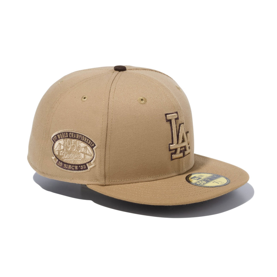 59FIFTY Iced Latte ロサンゼルス・ドジャース キャメル カーキバイザー | ニューエラオンラインストア