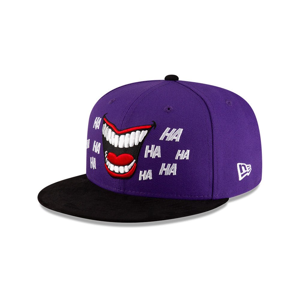 59FIFTY JOKER スマイルロゴ パープル ブラックバイザー | ニューエラオンラインストア