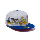 59FIFTY Looney Tunes マルチキャラクター ストーン ブルーバイザー - 14324561-700 | NEW ERA ニューエラ公式オンラインストア