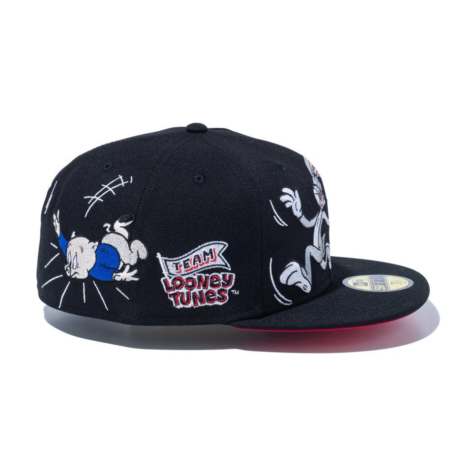 59FIFTY Looney Tunes マルチキャラクター ブラック | ニューエラ ...