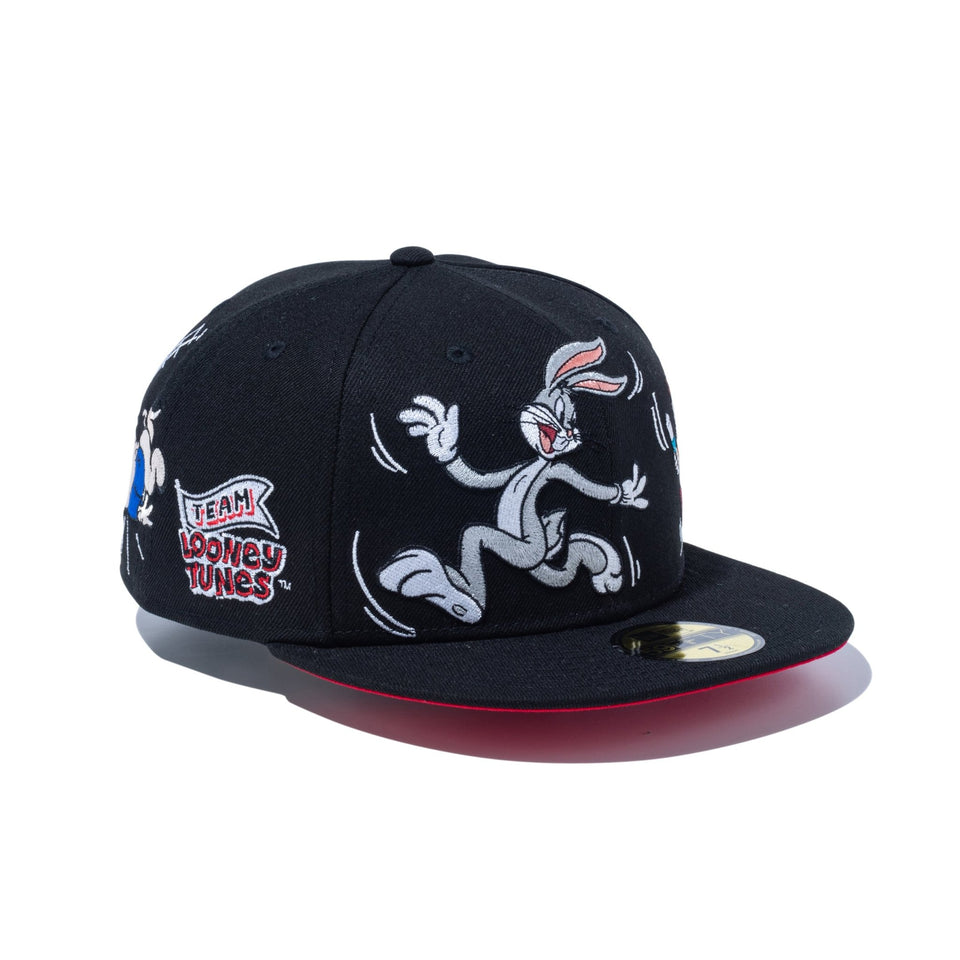 59FIFTY Looney Tunes マルチキャラクター ブラック | ニューエラ ...