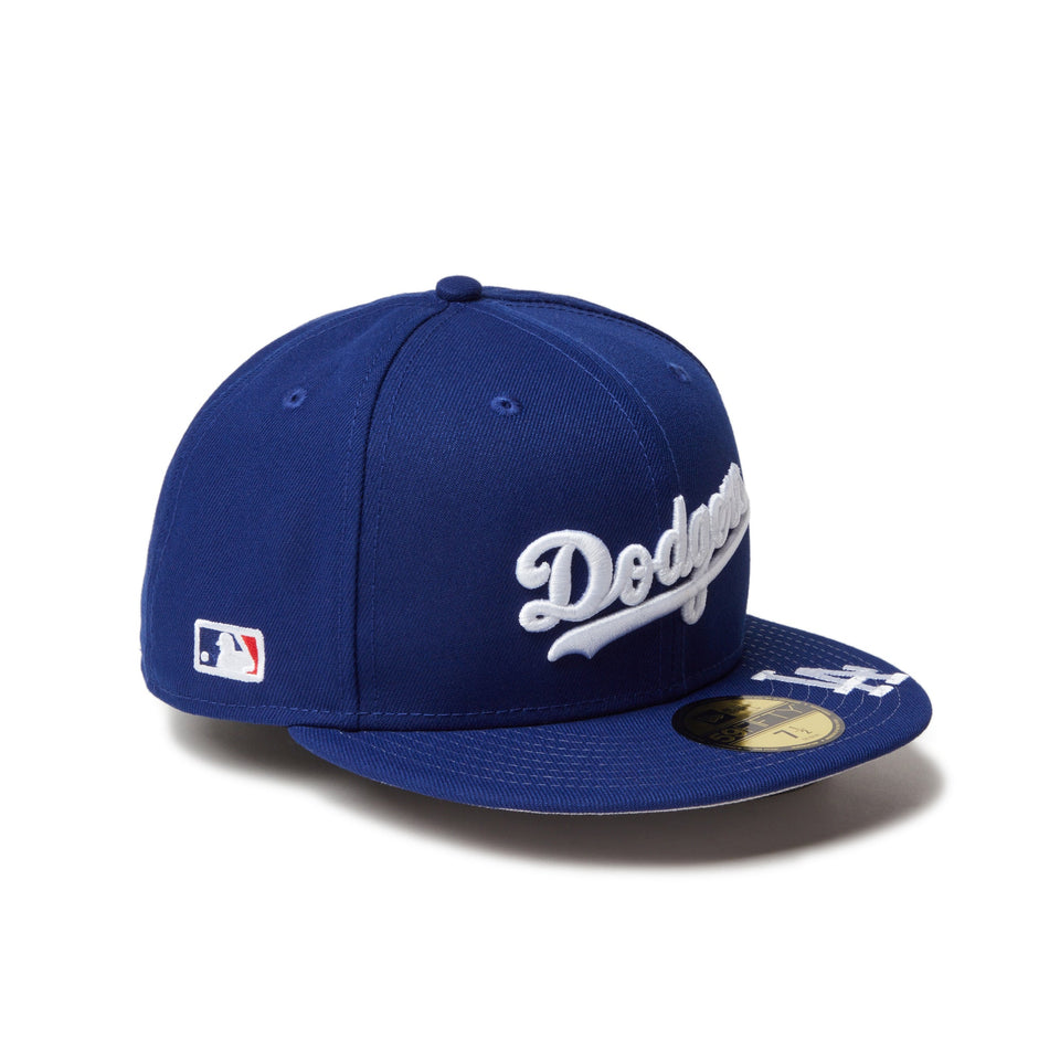 59FIFTY MLB Visor Logo ロサンゼルス・ドジャース ダークロイヤル | ニューエラオンラインストア