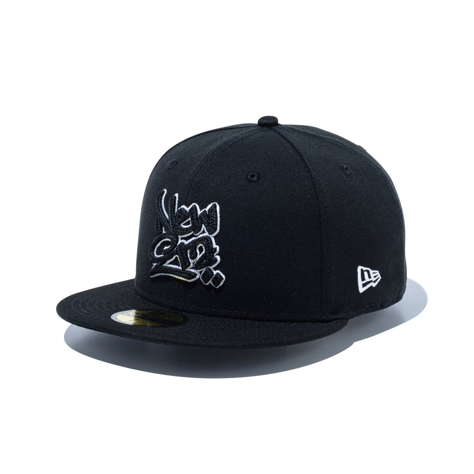 59FIFTY NEW ERA Script Logo ブラック