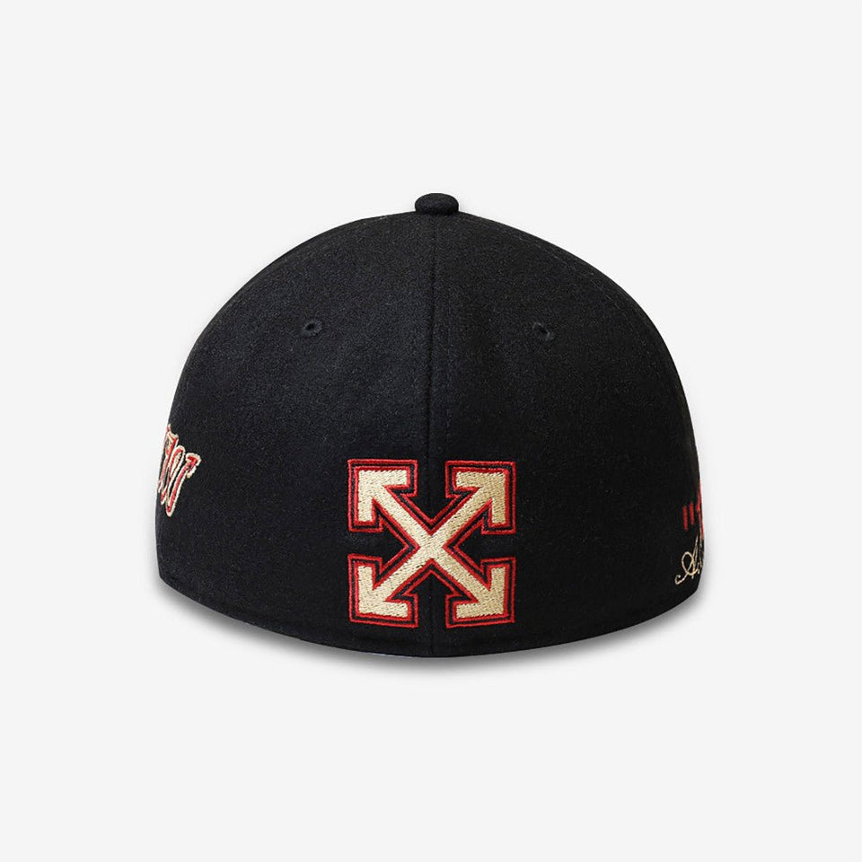 59FIFTY Off-White x AC Milan 2024 オフホワイト AC ミラン ブラック × レッド | ニューエラオンラインストア