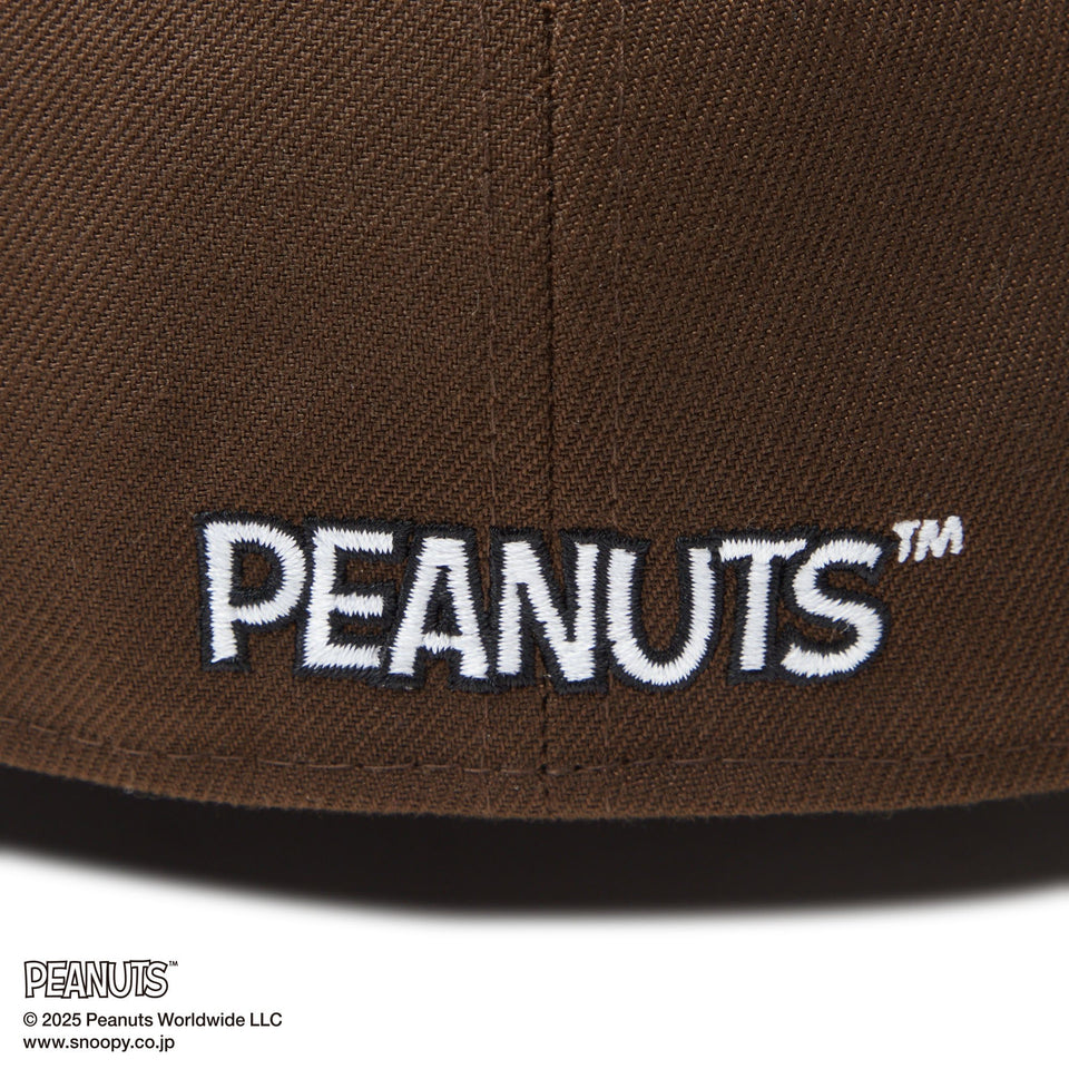 59FIFTY PEANUTS ピーナッツ スヌーピー ウッドストック ピンズ ウォルナット - 14344558 - 700 | NEW ERA ニューエラ公式オンラインストア