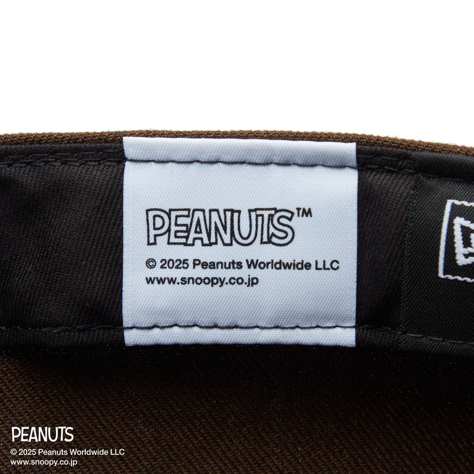 59FIFTY PEANUTS ピーナッツ スヌーピー ウッドストック ピンズ ウォルナット - 14344558 - 700 | NEW ERA ニューエラ公式オンラインストア