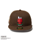 59FIFTY PEANUTS ピーナッツ スヌーピー ウッドストック ピンズ ウォルナット - 14344558 - 700 | NEW ERA ニューエラ公式オンラインストア