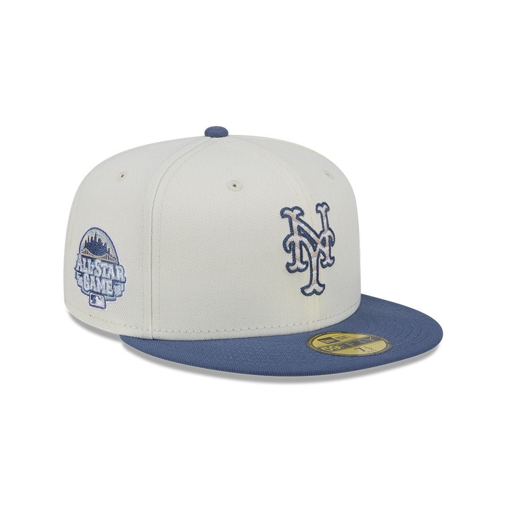 59FIFTY Wavy Chainstitch ニューヨーク・メッツ クロームホワイト ...