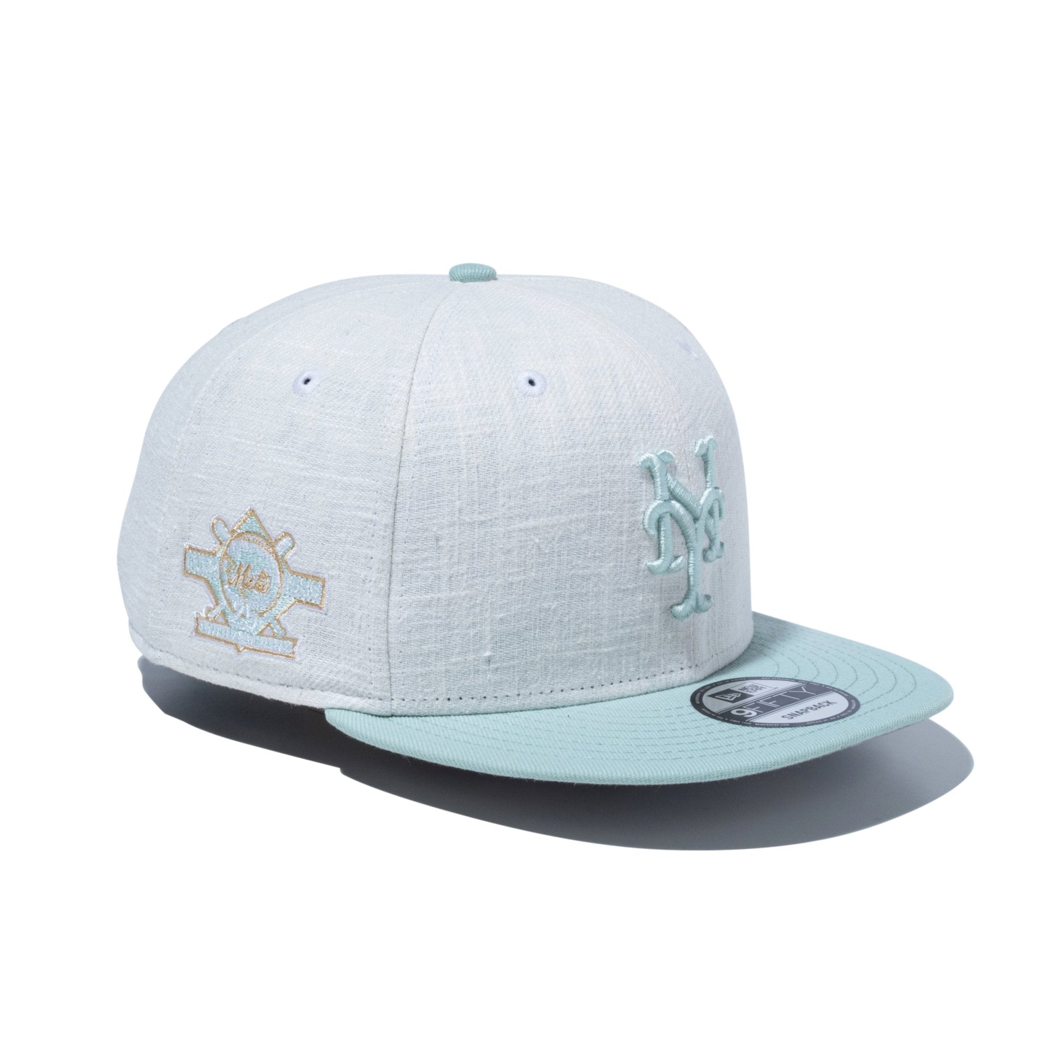 9FIFTY Minty Breeze ニューヨーク・メッツ オフホワイト