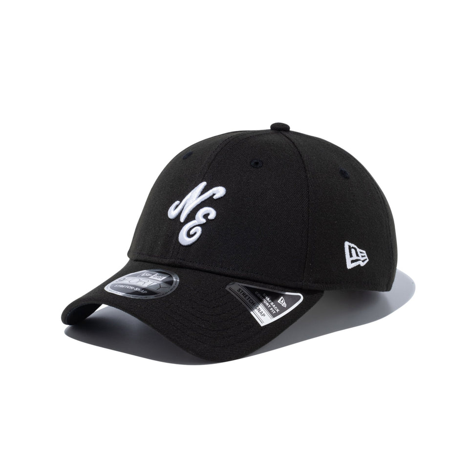 9FORTY ストレッチスナップ クラシックロゴ ブラック - 14467996 - OSFM | NEW ERA ニューエラ公式オンラインストア