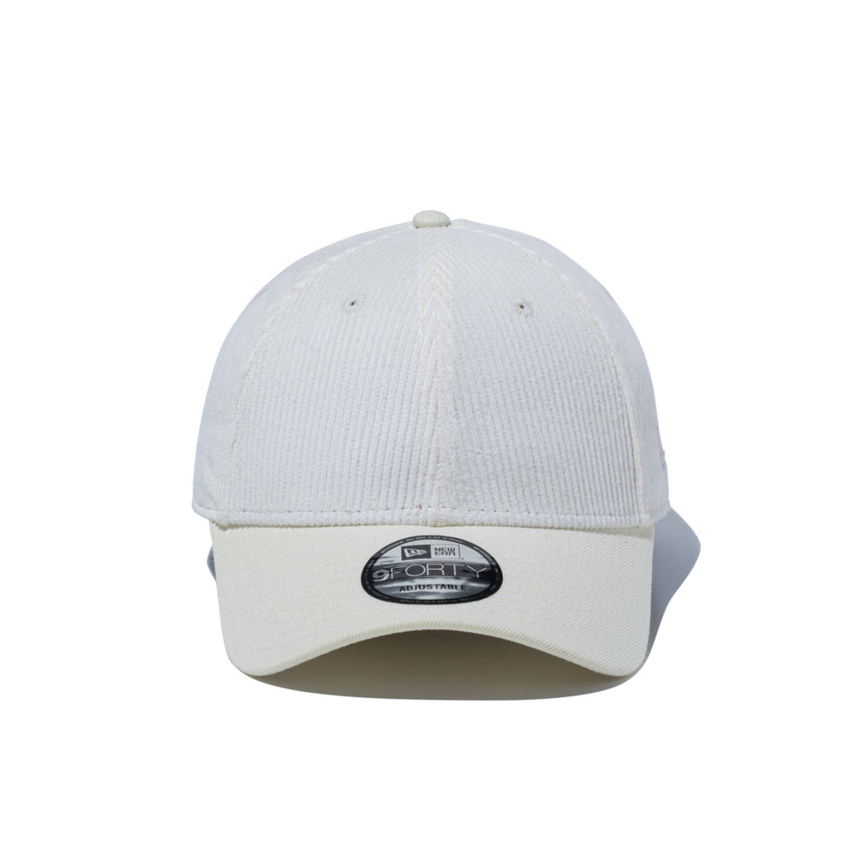 9FORTY Fabric Series 2トーン コーデュロイ エクリュ - 14459914 - OSFM | NEW ERA ニューエラ公式オンラインストア