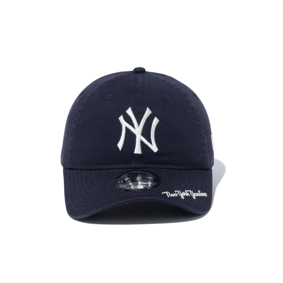 9THIRTY MLB Visor Logo ニューヨーク・ヤンキース ネイビー ...