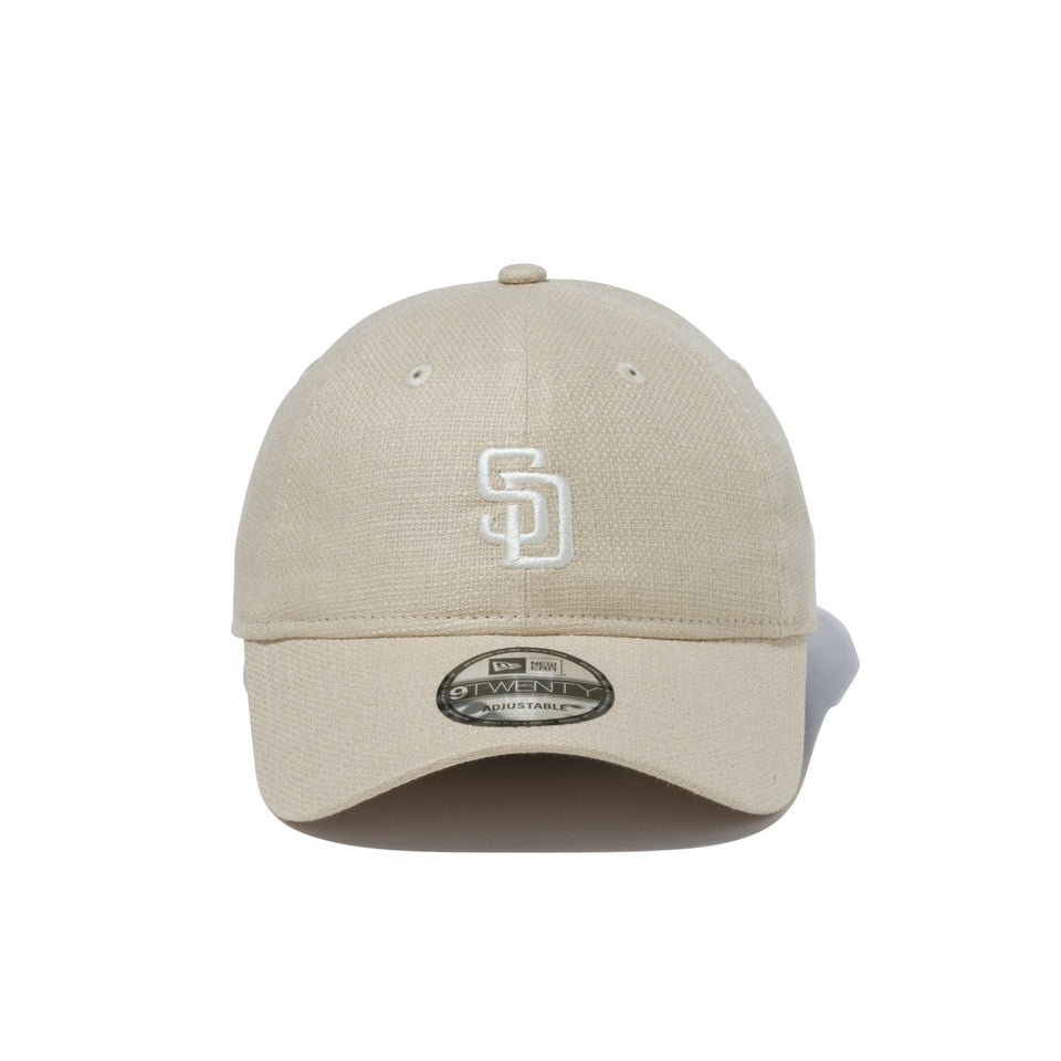 9TWENTY Cotton Flax サンディエゴ・パドレス ライトグレー - 14109793-OSFM | NEW ERA ニューエラ公式オンラインストア