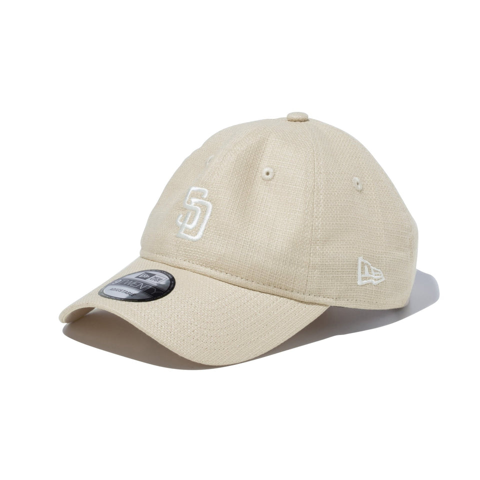 9TWENTY Cotton Flax サンディエゴ・パドレス ライトグレー - 14109793-OSFM | NEW ERA ニューエラ公式オンラインストア