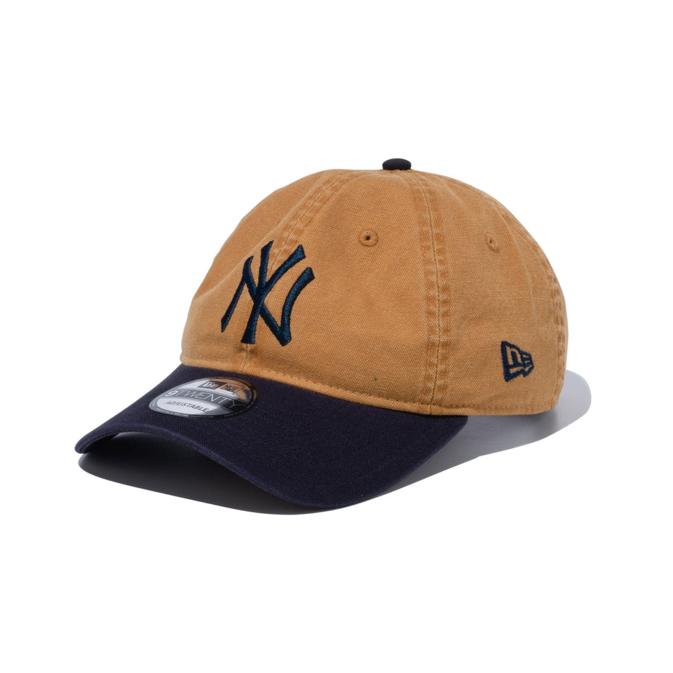 9TWENTY MLB Washed Duck ニューヨーク・ヤンキース ライトブロンズ ネイビーバイザー - 14109836 - OSFM | NEW ERA ニューエラ公式オンラインストア