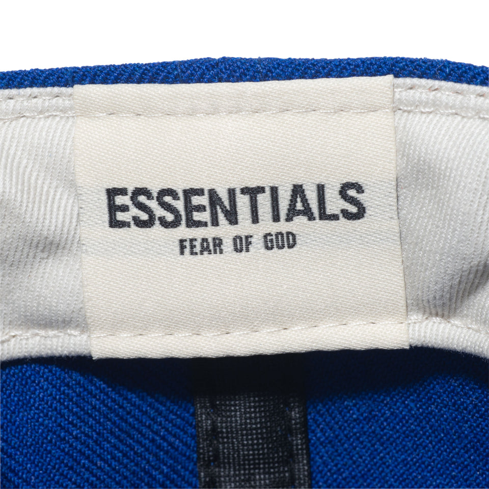 59FIFTY FEAR OF GOD ESSENTIALS The Classic Collection  カンザスシティ・ロイヤルズ ブルー × ホワイト グレーアンダーバイザー