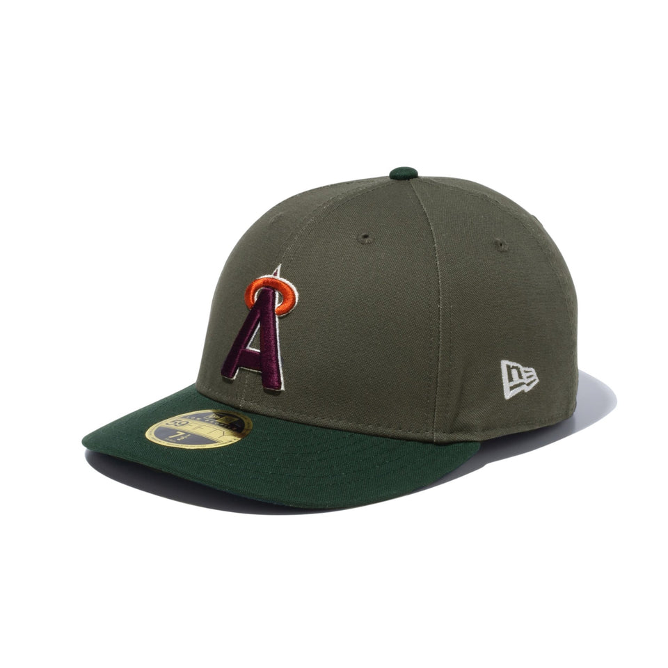 LP 59FIFTY Duck Canvas ダックキャンバス カリフォルニア・エンゼルス クーパーズタウン モス ダークグリーンバイザー |  ニューエラオンラインストア