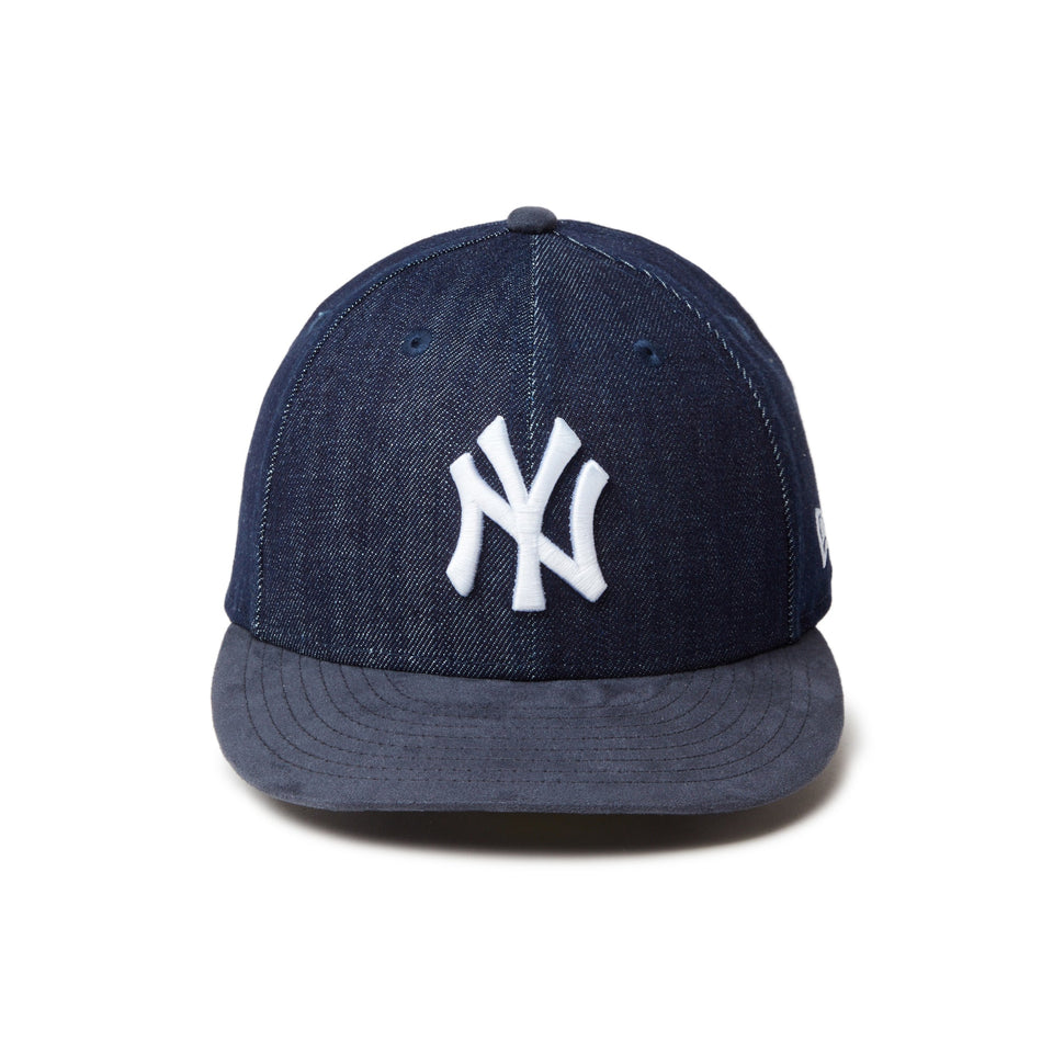 LP 59FIFTY MLB Denim 2-Tone ニューヨーク・ヤンキース インディゴデニム ネイビースウェードバイザー | ニューエラ オンラインストア