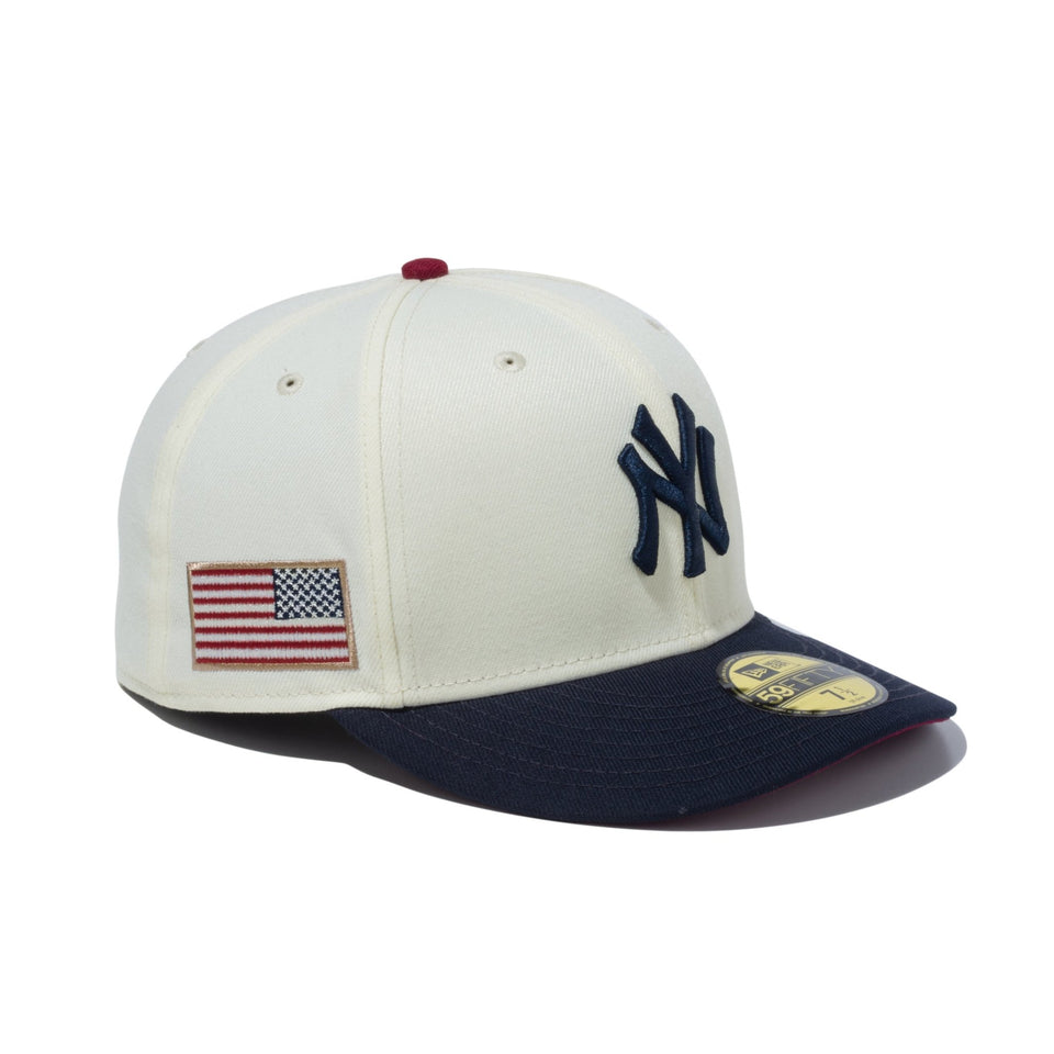 PC 59FIFTY Stars u0026 Stripes ニューヨーク・ヤンキース クローム ネイビーバイザー | ニューエラオンラインストア