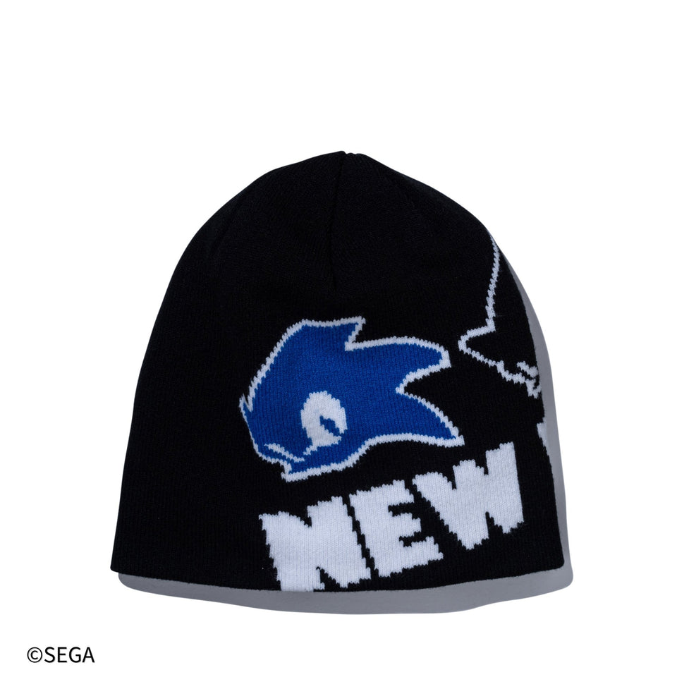 ベーシック ビーニー SONIC THE HEDGEHOG ソニック・ザ・ヘッジホッグ シャドウ ブラック - 14520586 - OSFM | NEW ERA ニューエラ公式オンラインストア