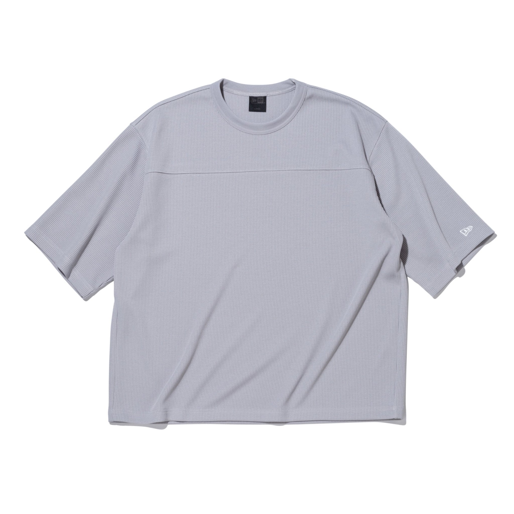 半袖 オーバーサイズド ワッフル Tシャツ BLACK LABEL SS24 グレー | ニューエラオンラインストア