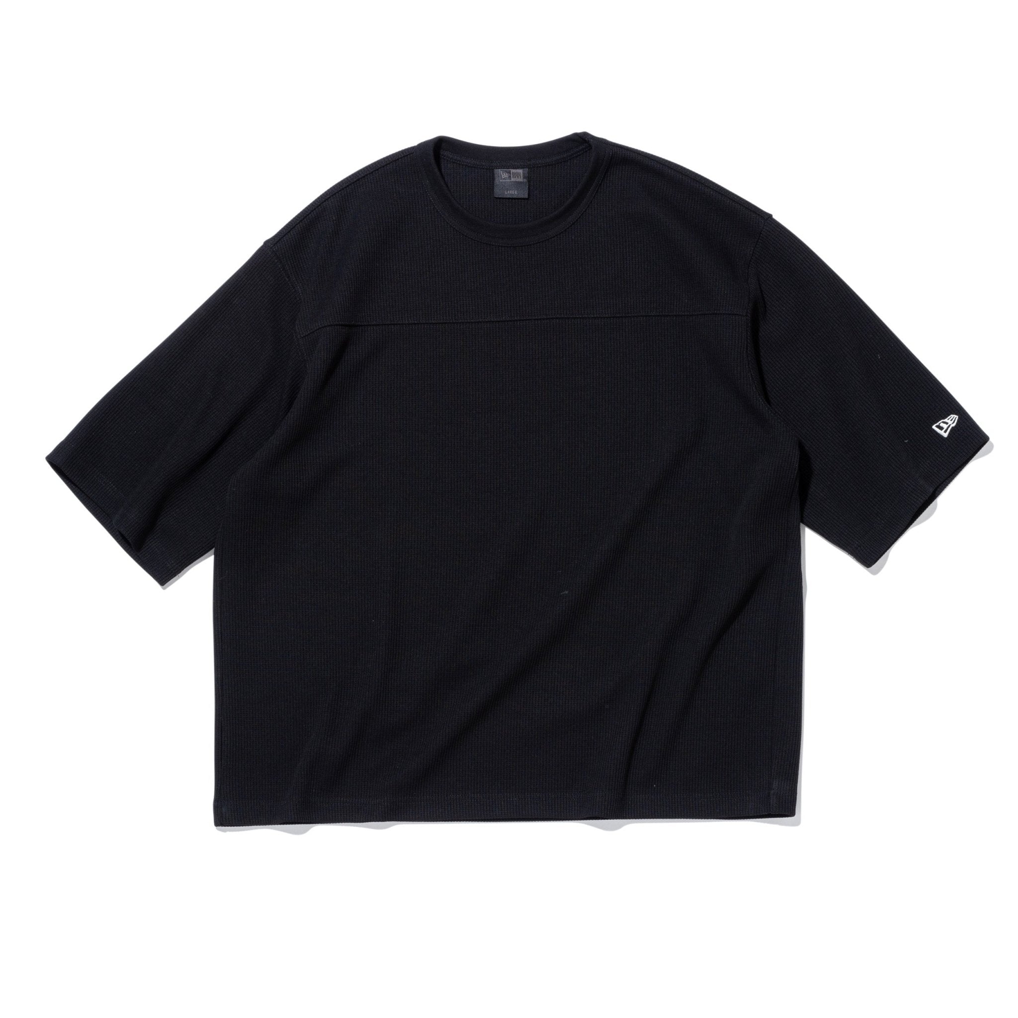 半袖 オーバーサイズド ワッフル Tシャツ BLACK LABEL SS24 ブラック 