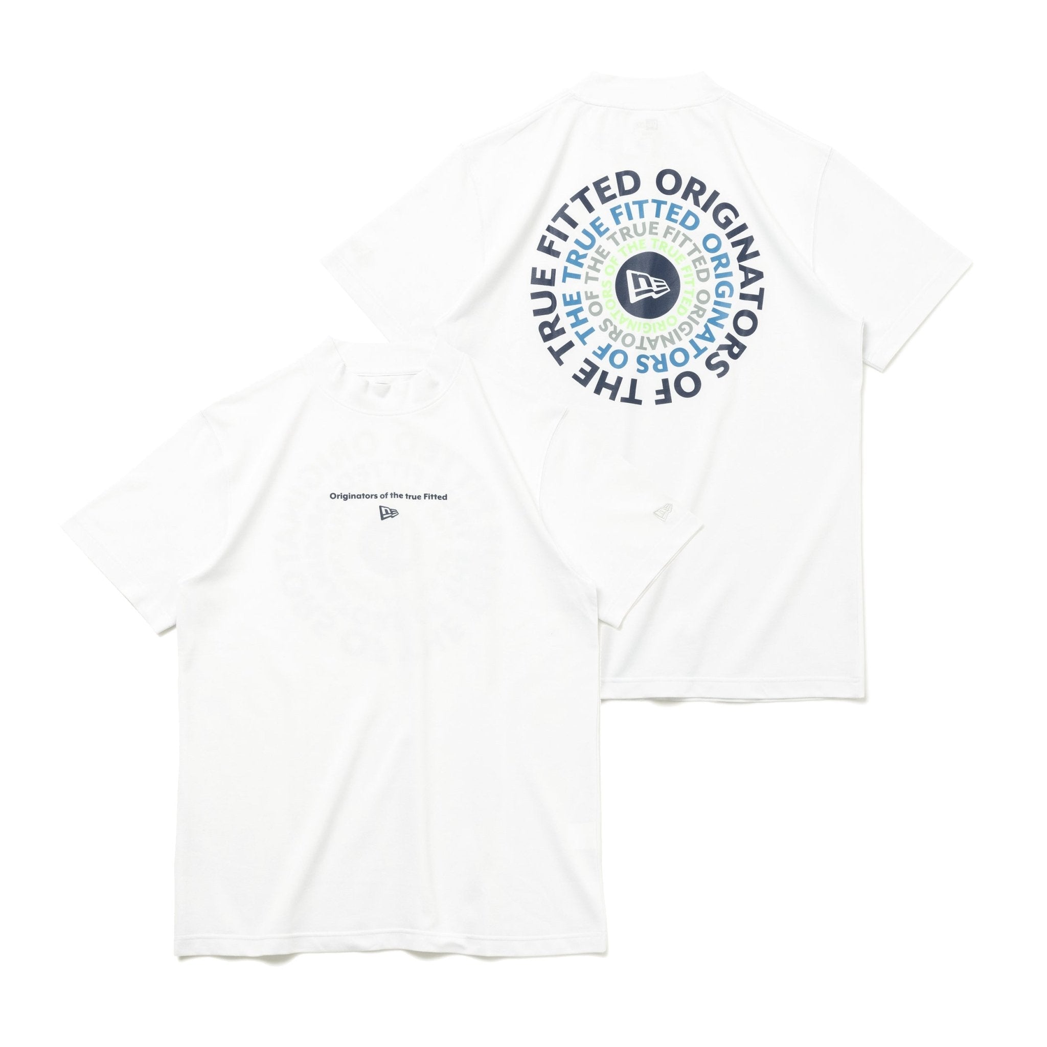 ゴルフ】 半袖 鹿の子 ミッドネック Tシャツ Circle OOTTF ホワイト 