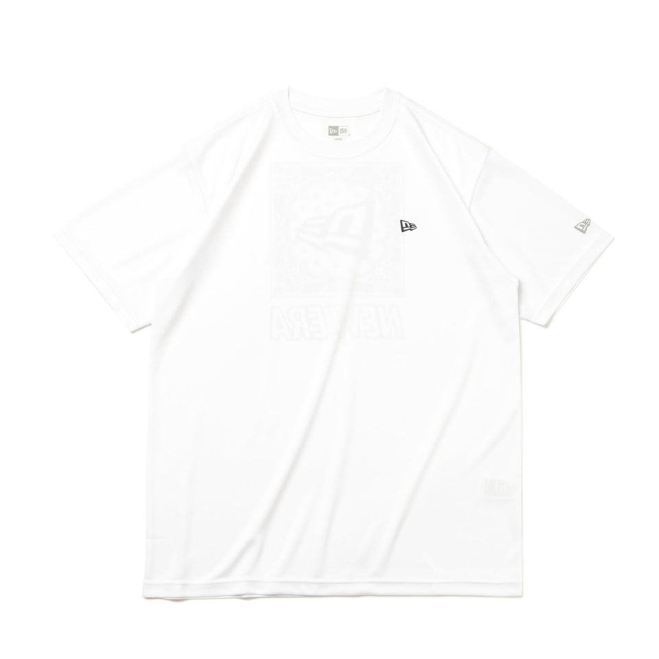 半袖 テック Tシャツ リアペイズリーロゴ ホワイト 【 Performance Apparel 】 - 14311381-S | NEW ERA ニューエラ公式オンラインストア