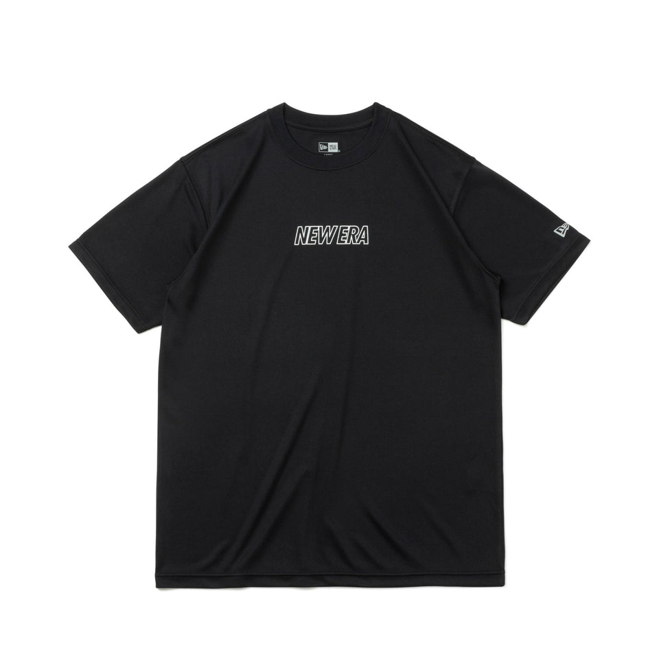 半袖 テック Tシャツ リアクラシックロゴ ブラック 【 Performance Apparel 】 | ニューエラオンラインストア