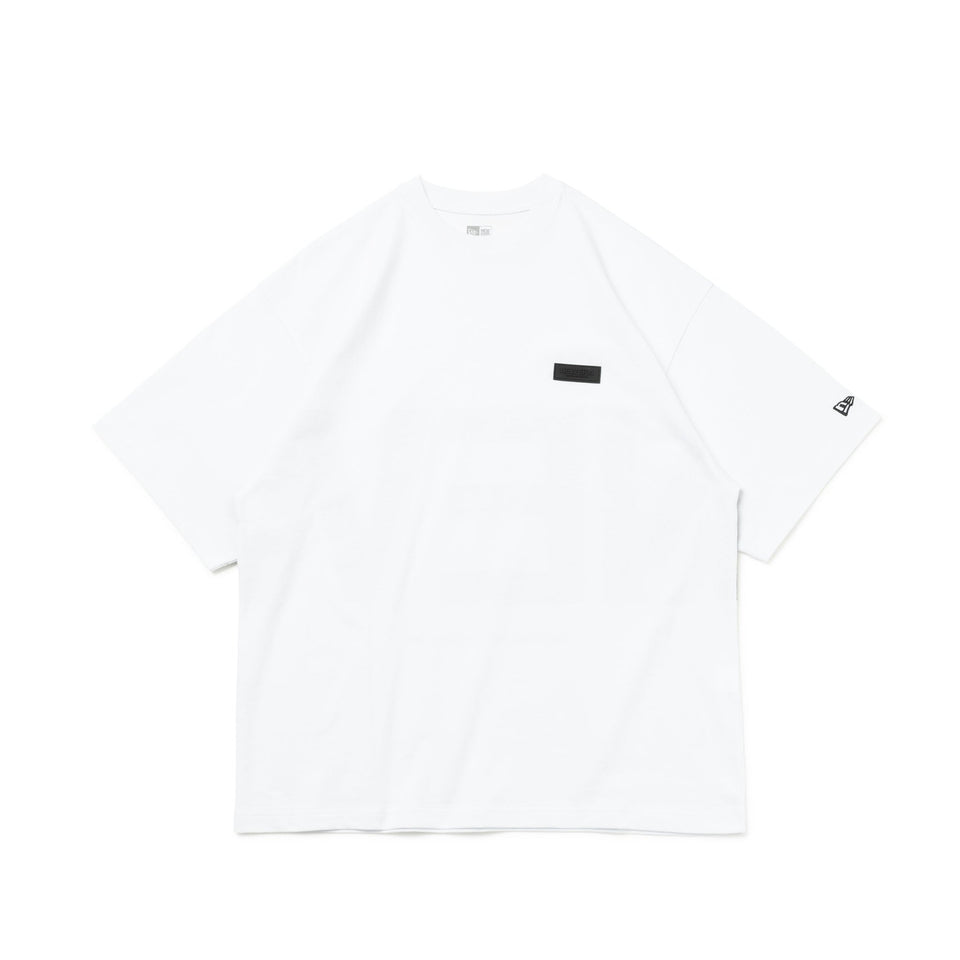 半袖 オーバーサイズド コットン Tシャツ Zoom Up Logo ホワイト ...